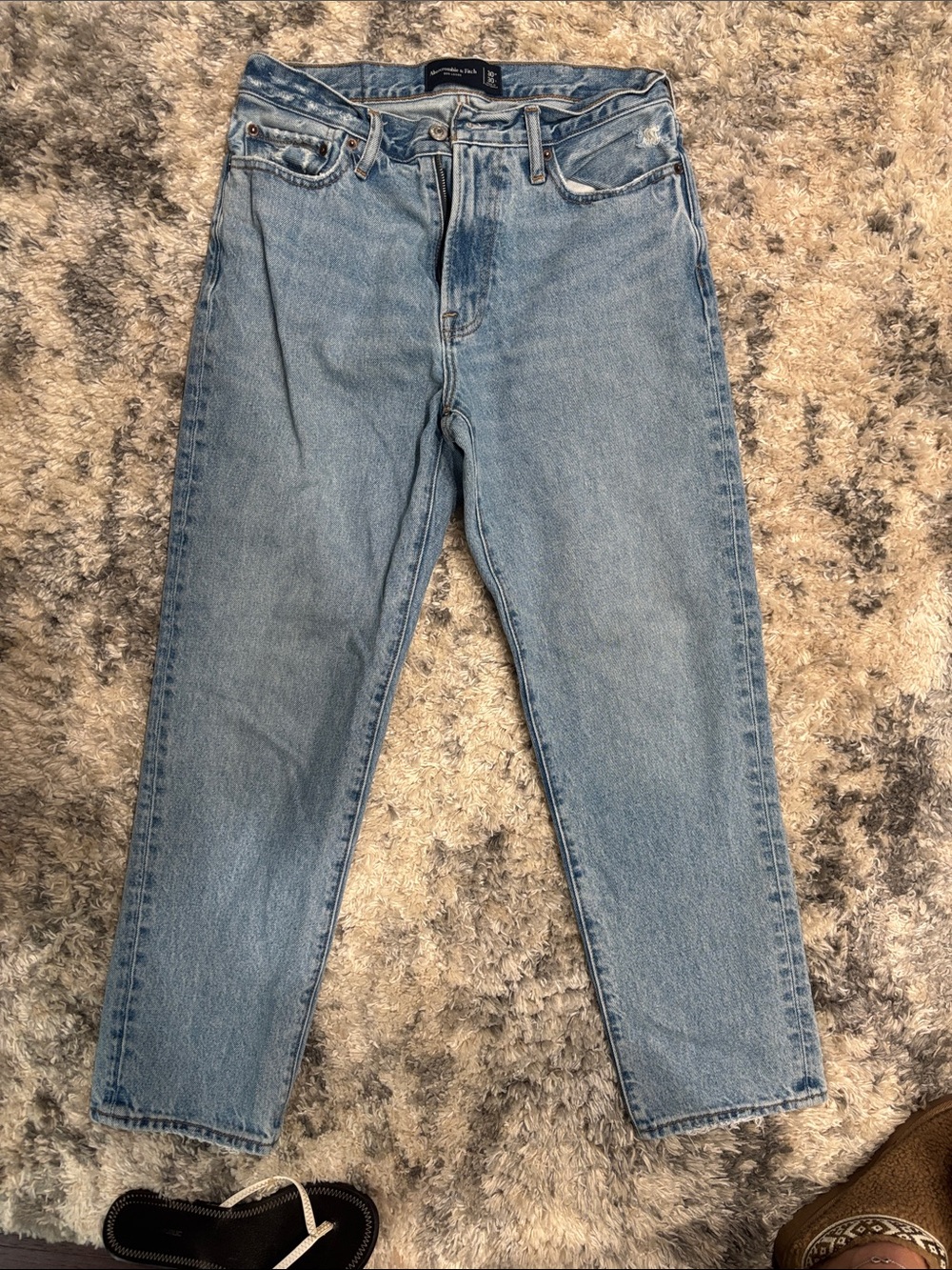 Abercrombie & Fitch Light Blue Slim Straight Jeans